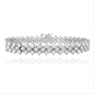13ct Zirkonia Chevron Tennisarmband - Bild 1 von 1