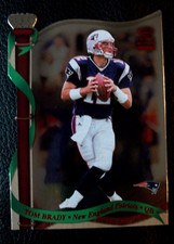 2002 PACIFIC CROWN ROYALE TOM BRADY RED FOIL DIE CUT /299 RARE MINT TO GEM MINT