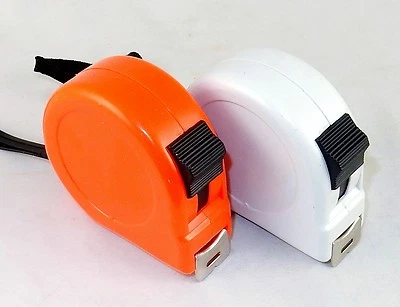 2 Tape Measures, 16-ft./5 Meter, Metal Tape Displays Standard & Metric, #TI-55