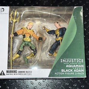 Figura de acción de 4"" Injustice Gods Among Us Aquaman vs Black Adam DC Direct Toys - Imagen 1 de 5