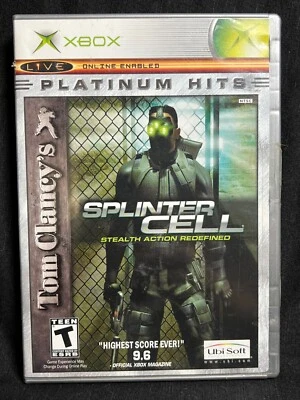 Tom Clancy's Splinter Cell Stealth Action Redefined Platinum Hits Original XBOX - Image 1 of 4