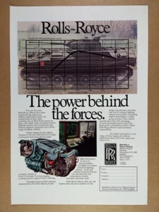 1983 Rolls-Royce Condor 8V Diesel Engines Military Vehicles vintage print Ad - Picture 1 of 1