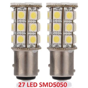 2 Bombillas Led 1156 BA15S 27 SMD5050 1 Polo,Blanca, Ambar,Roja - Imagen 1 de 8