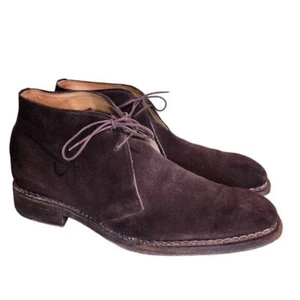 Calzoleria Harris Firenze Italy Wildleder Schnür Chukka Boots für Barney's New York - Bild 1 von 14