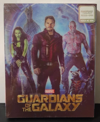 Guardians of the Galaxy 3D Lenticular A SteelBook #474/580 Blu-ray NovaMedia 004 Foto 1 de 4
