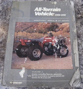 Intertec All-Terrain Vehicle 1988-1992 Maintenance Manual 1st Edition Vol. 2 ATV - Picture 1 of 5