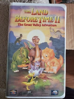 The Land Before Time II 2 The Great Valley Adventure (VHS 1994)-Clamshell - Image 1 of 3