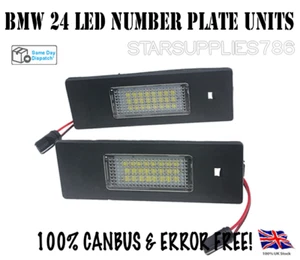 2X BMW 24 LED LICENSE NUMBER PLATE UNITS CANBUS ERROR FREE BMW 1 6 SERIES Z4 - Picture 1 of 4