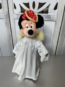 Vintage Disney Minnie Mouse Plush  Angel Christmas Tree Topper - Picture 1 of 6