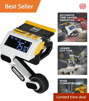 Herramienta de medición calibre M1: transforma tu experiencia con sierra ingleteadora con pantalla LCD Foto 1 de 4