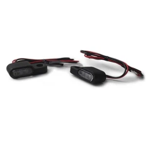 Coppia Frecce a led nere omologate con lente trasparente 2pz 45x12mm 3 LED - Picture 1 of 4