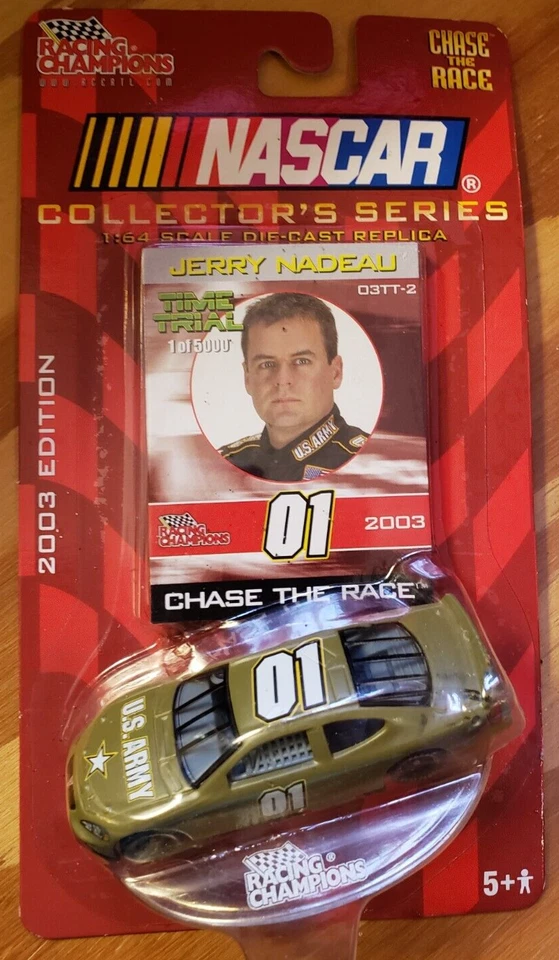 #01 Jerry Nadeau / 美国陆军 1/64 CHASE 计时赛 5000 年 1 件 — 第 1/1 张图片