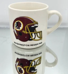 Washington Redskins Football Coffee Cup Mug NFL Helmet Retired Vintage Logo - Picture 1 of 10
