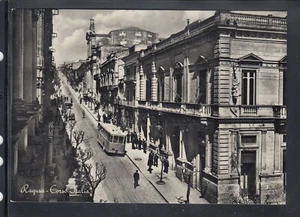 Cartolina Ragusa Corso Italia ANIMATA TRAM UG54 - Bild 1 von 1