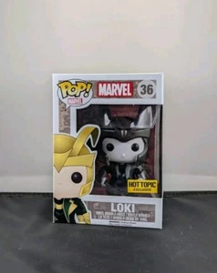 Funko POP! Marvel: Loki Bianco e Nero #36 (Hot Topic) | Protezione senza volta - Foto 1 di 6