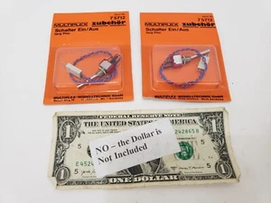 Multiplex Zubehor Schalter On / Off  Switch - Model 75712 - LOT of 2 SEALED - Picture 1 of 4