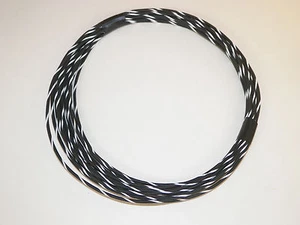 SCHWARZ/WEISS AUTOKABEL 16 STÄRKE HOCHTEMPERATUR GXL 25 FUSS - Bild 1 von 1