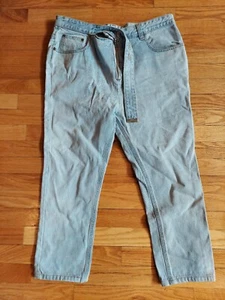 Authentic Helmut Lang Tapered Down Light Blue Denim Pants (Made In Italy) - Men' - Picture 1 of 6