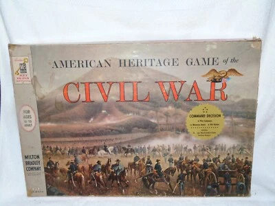 1961 American Heritage Game Civil War Milton Bradley Lookout Mountain Scene - Image 1 of 4