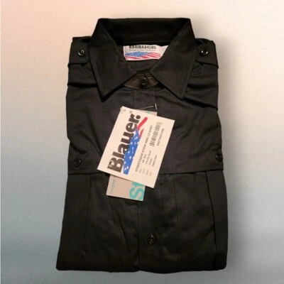 Top uniforme azul marino oscuro manga larga pequeño para mujer Blauer 8703W S hecho en EE. UU. NUEVO CON ETIQUETAS  Foto 1 de 4