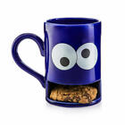 Donkey Products Keks-Becher Mug-Monster mit Keksfach Tasse Becher Blau 250 ml