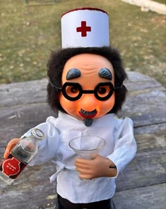 Rare Vintage Dr. Aibolit Figurine Mechanical Toy USSR Collectible - Picture 1 of 9