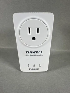 Zinwell G.GH Gigabit Powerline Ethernet Adapter PLS-8141 Gigabit Powerline - Picture 1 of 9