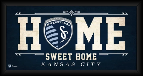 Sporting Kansas City Framed 10" x 20" Home Sweet Home Collage Cover