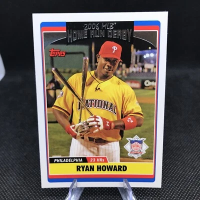 2006 Topps Updates & Highlights  #UH283 Ryan Howard Phillies HR DERBY CHAMP - Image 1 of 2