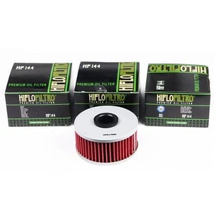 3X Filtro De Aceite Hiflo HF144 Para Yamaha XS 400 DOHC - Imagen 1 de 2