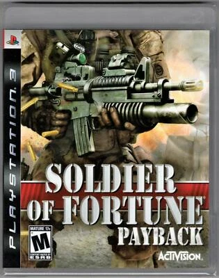 Soldier of Fortune: Payback PS3 (Nuevo Sellado de Fábrica Versión EE. UU.) Playstatio Foto 1 de 2