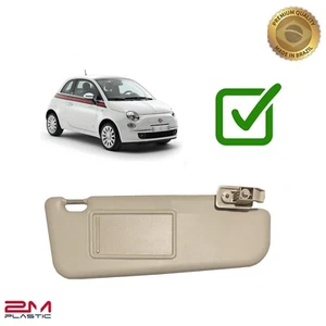 Sun Visor For Fiat 500 2012 - 2019 Right RH Side Beige Without Sunroof - Picture 1 of 3