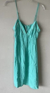 Large mint green sundress spaghetti strap 12th St. by Cynthia Vincent - Picture 1 of 8