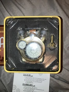 Seltene ThinkGeek TESLA UHR Steampunk Lederband mit Schlüssel Beschreibung lesen! - Bild 1 von 24