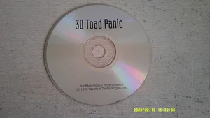 3D Toad Panic - Apple Mac Macintosh 7.1 Game - Disc Only - Tested Working - Picture 1 of 2