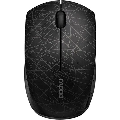 Rapoo 3300P+ kabellose Funkmaus 2.4 GHz Wireless Maus USB 1000 DPI Schwarz - Bild 1 von 3