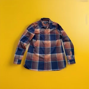 Pendleton Shirt Mens Small Plaid USA Wool Button Up Preppy Outdoor - Picture 1 of 12