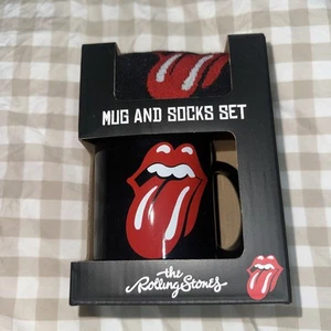 The Rolling Stones (Tongue) Mug & Sock Set - New In Box - Picture 1 of 4