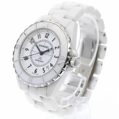 Chanel J12 38mm White Ceramic Automatic Watch 914467 - Image 1 of 4