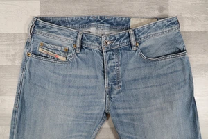 Mens Diesel ZATINY Regular Bootcut Blue Jeans W32 L31 Wash 008XR - Picture 1 of 13