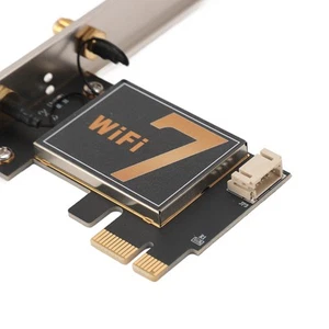 BE200NGW PCI Ex1 WiFi Card With 8DB Antenna 8774Mbps WIFI7 BT 5.4 For Wireles FY - Afbeelding 1 van 29