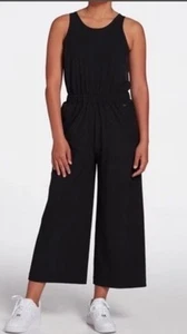 CALIA Carrie Underwood Wide Leg Jumpsuit Overlap Black Size XS One Piece - Picture 1 of 13