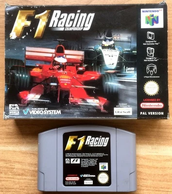 F1 RACING CHAMPIONSHIP EN BOÎTE SANS NOTICE NINTENDO 64 N64 PAL EURO IN COMPLET - Photo 1/4