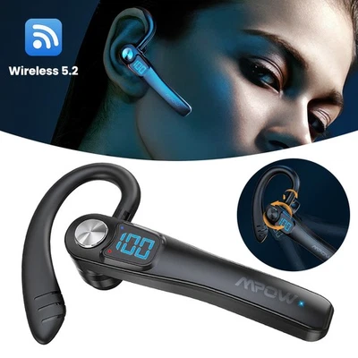 MARKENLOS Mpow Bluetooth-Headset In-Ear Kopfhörer für iOS Android Handy, für Trucker, Büro