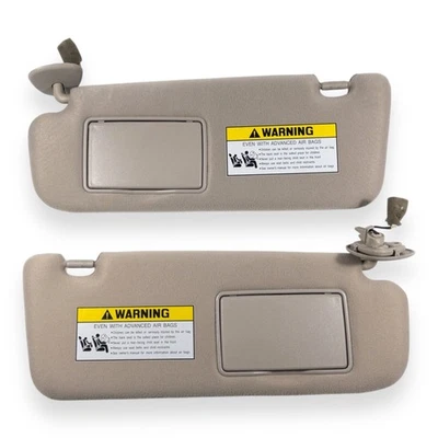 Juego de pares de parasoles laterales para conductor y pasajero Hyundai Sonata 2006-2010 beige Foto 1 de 4