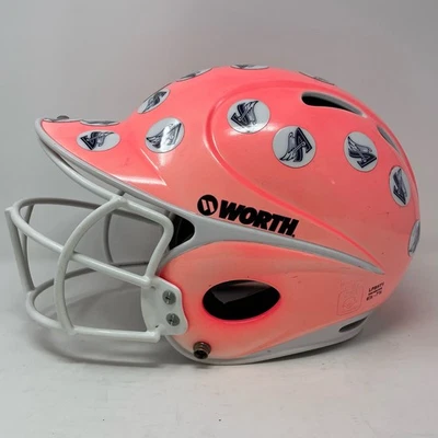 Casco de bateo de softbol Worth Pink T-Ball Foto 1 de 4