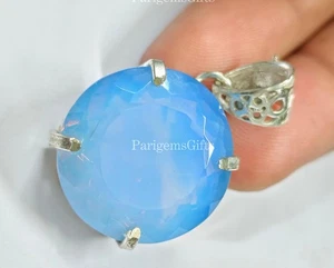 51+ Kt Neow Blau Opal Sechseckschliff Deutsch Silber Solitär Lose Edelstein - Bild 1 von 5