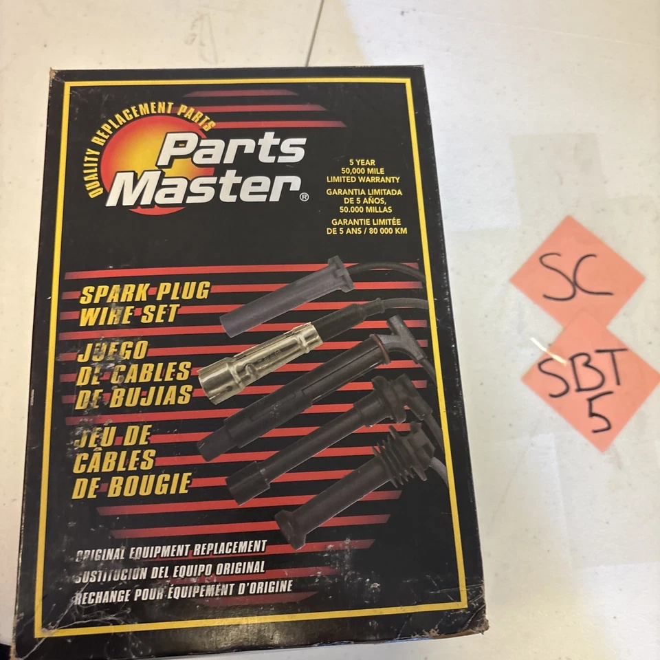 Conjunto de fios de vela de ignição Parts Master 26661 1988-1995 Ford Mercury 3.8L-V6 - Imagem 1 de 3