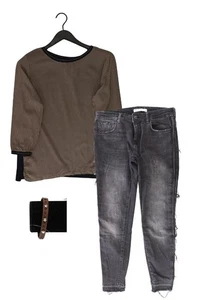 Completo moda donna taglia M con Tom Tailor camicetta taglia M e bracciale - Picture 1 of 8