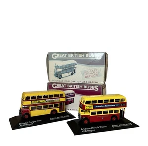 1/76 Douglas corporation and Brighton & District  AEC regent diecast model bus - Picture 1 of 14